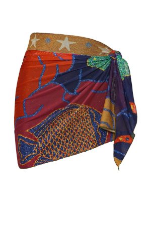 Nina Multicolored Short Pareo