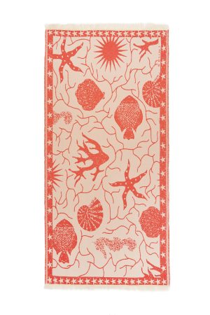 Beach Towel Marilyn Coral