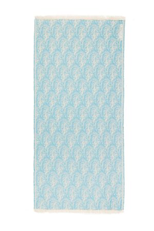 Vera Blue patterned beach towel by Selini Collections