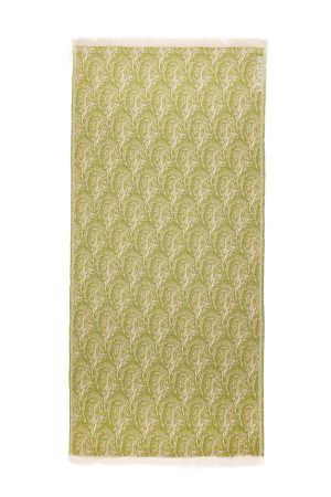 Vera Green patterned beach towel by Selini Collections